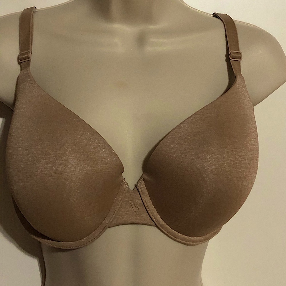 V/S Beige UPLIFT SEMI DEMI BRA.  EUC